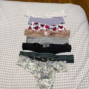Victoria's Secret Floral and Lace Panty Collection
